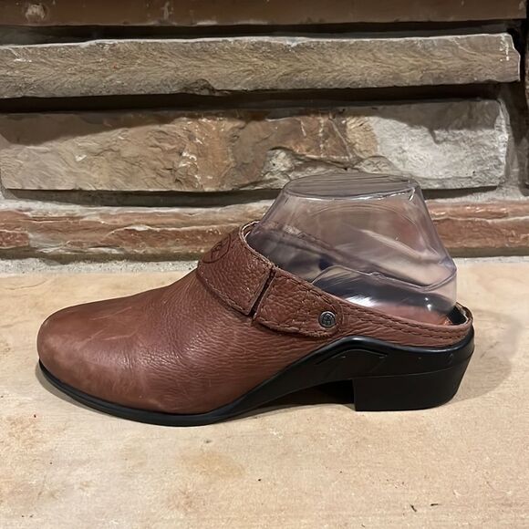 Ariat Brown Leather Convertible Mule - Picture 4 of 10